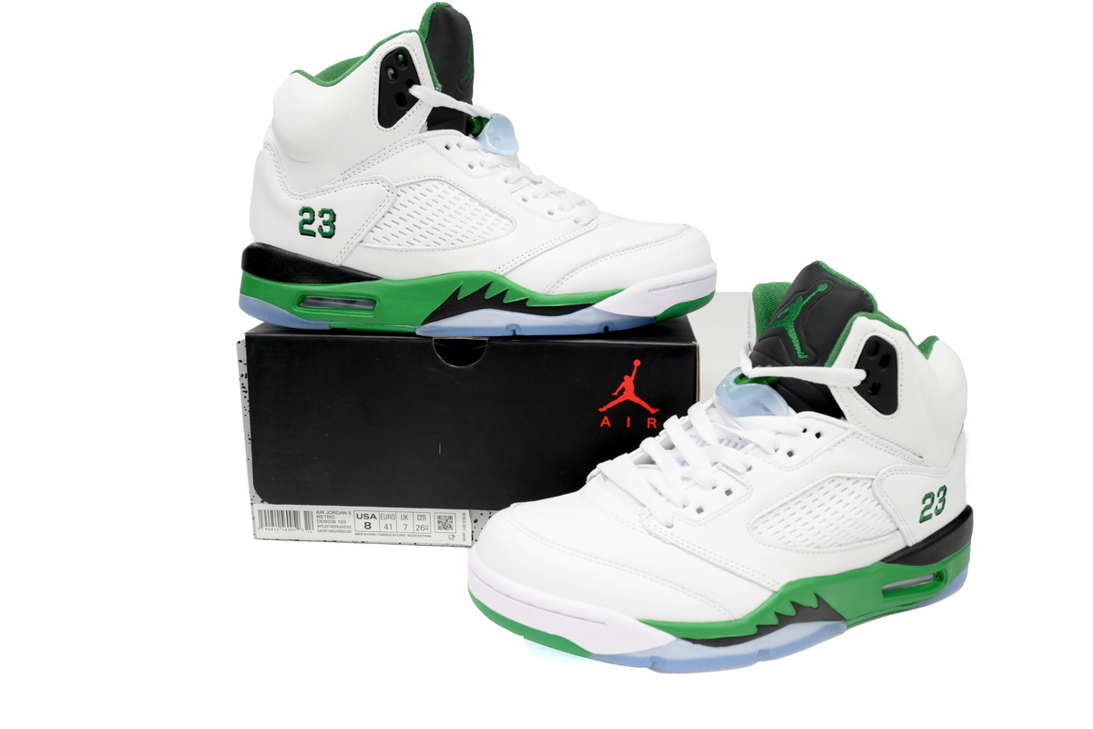 Pkgod Air Jordan 5 Retro Lucky Green DD9336-103