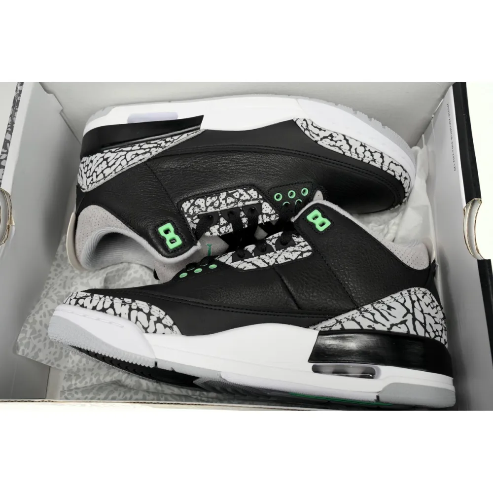 Pkgod Air Jordan 3 Retro Green Glow