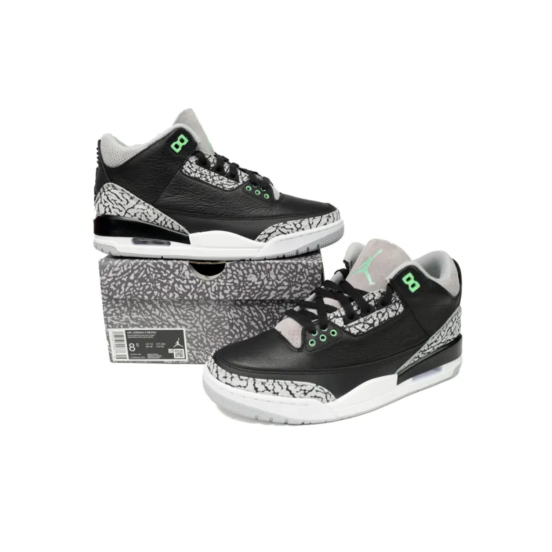 Pkgod Air Jordan 3 Retro Green Glow