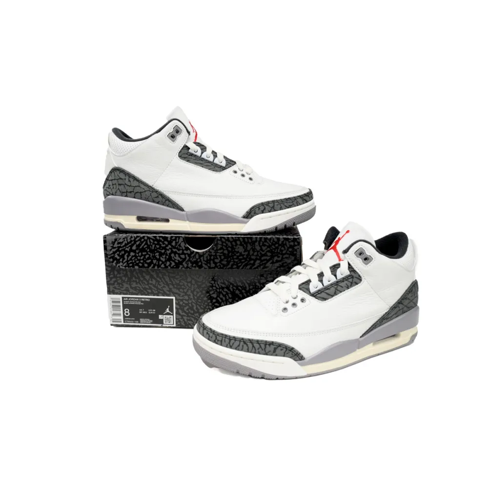 Pkgod Air Jordan 3 Cement Grey CT8532-106