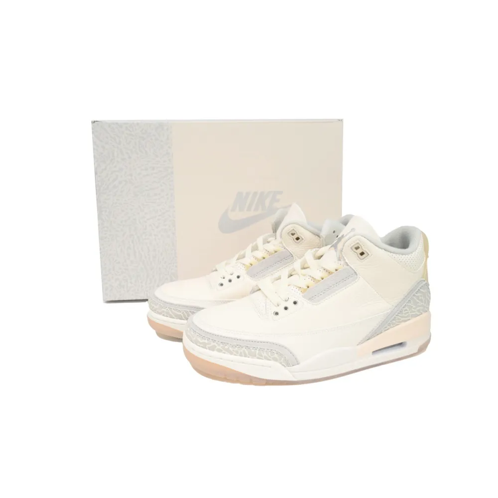 Pkgod Jordan 3 Retro Craft Ivory FJ9479-100