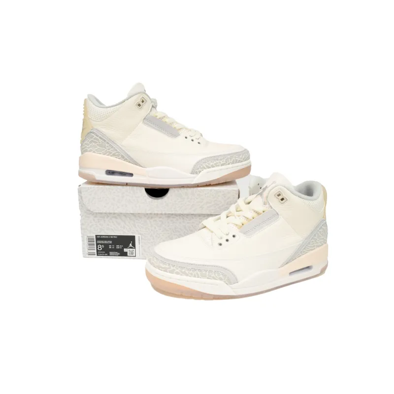 Pkgod Jordan 3 Retro Craft Ivory FJ9479-100