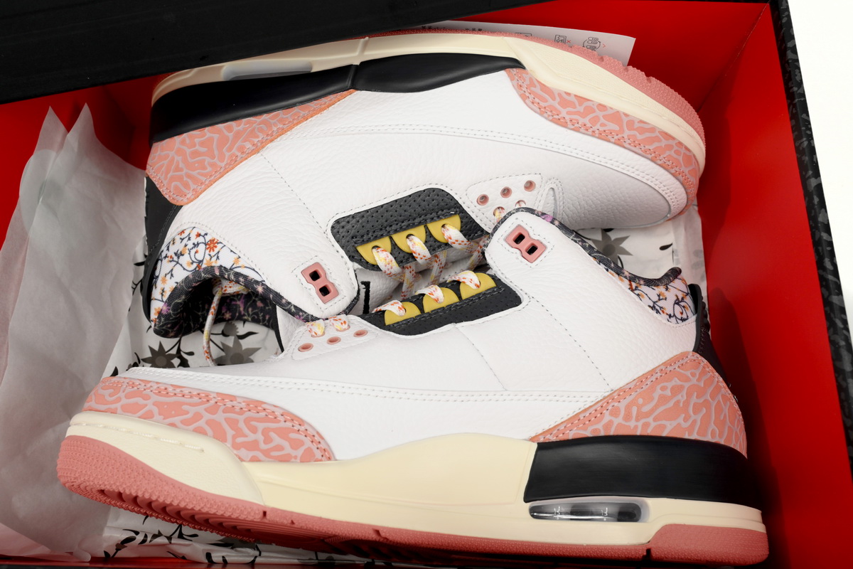    Pkgod Jordan 3 Retro Vintage Floral 441140-100