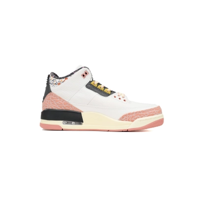 Pkgod Jordan 3 Retro Vintage Floral 441140-100 02