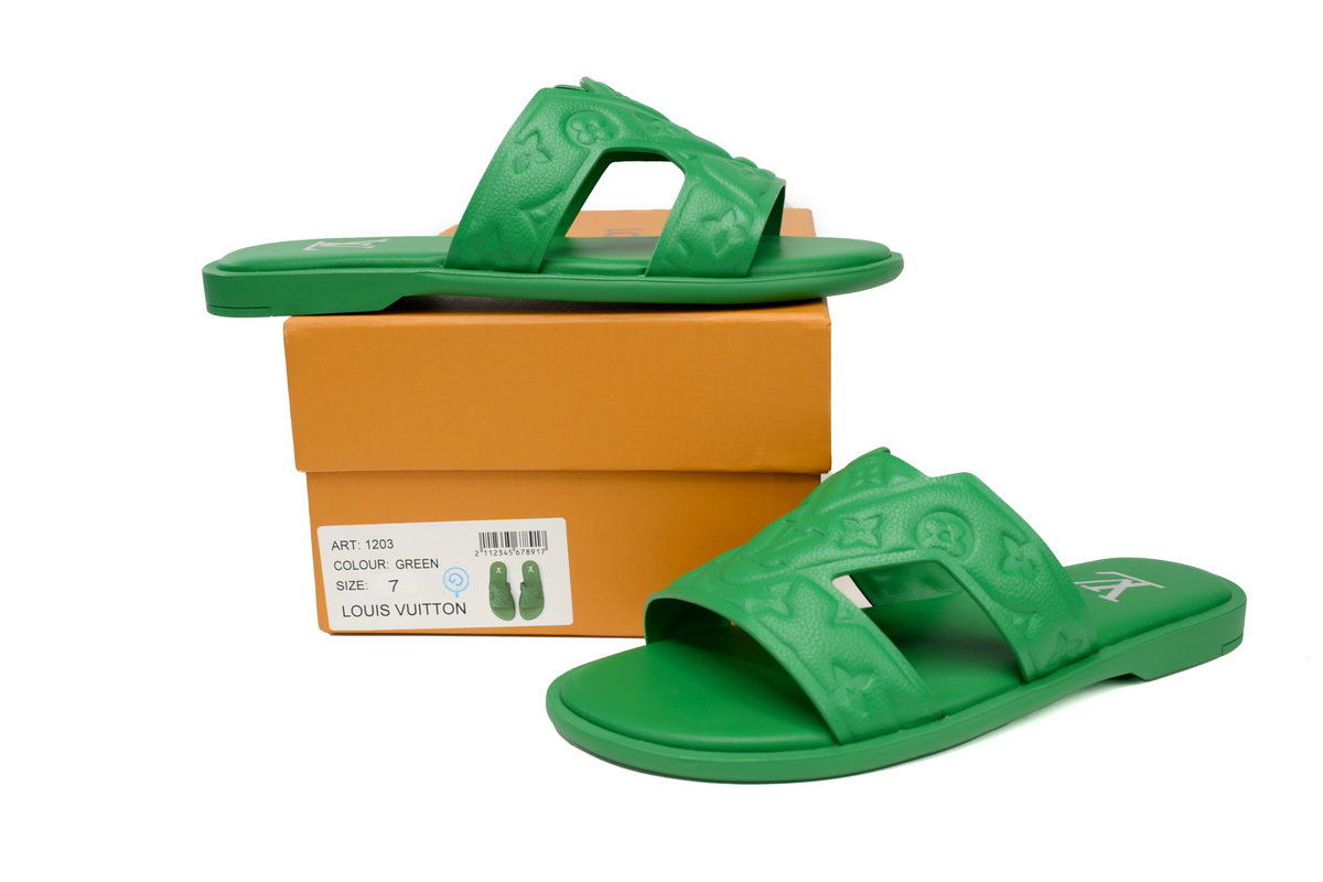 BLUE LOUIS VUITTON Oasis Green Embossing