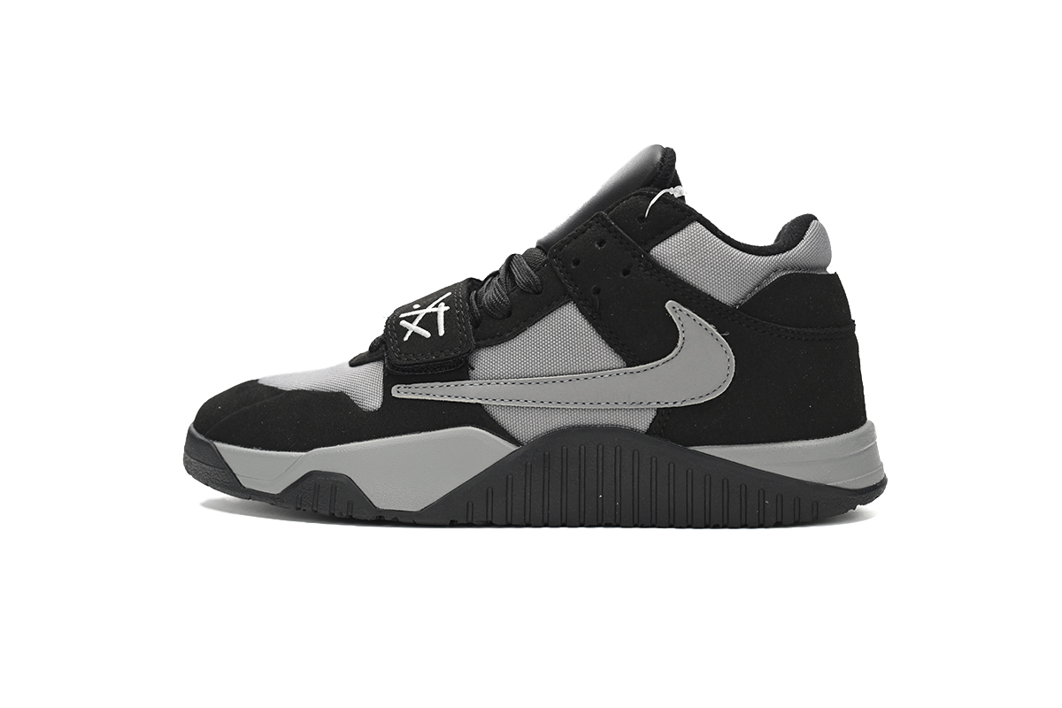    Air Travis Scott x Jordan Cut The Check Nice Kicks Black Gray Brown FZ8117-492