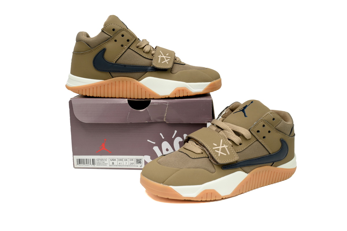    Air Travis Scott x Jordan Cut The Check Nice Kicks Kha Ki FZ8117-941 
