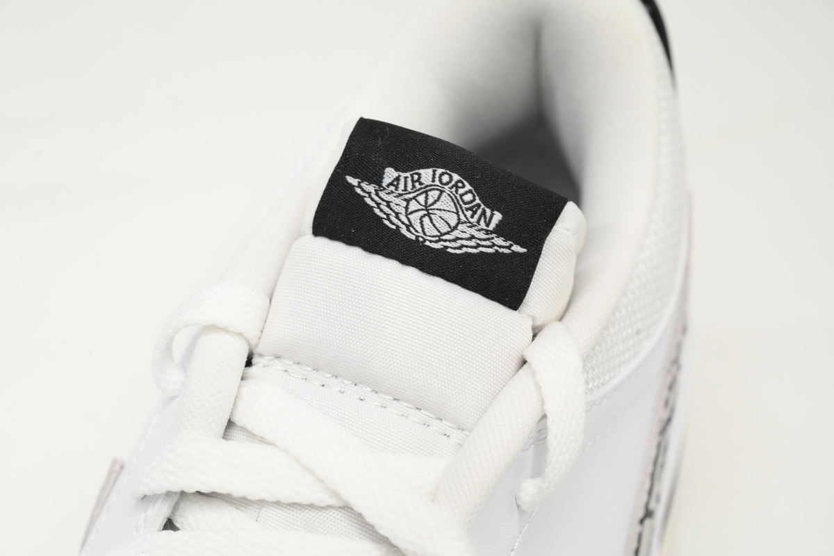 Pkgod Jordan Legacy 312 Low White Black Elephant Swoosh CD7069-110