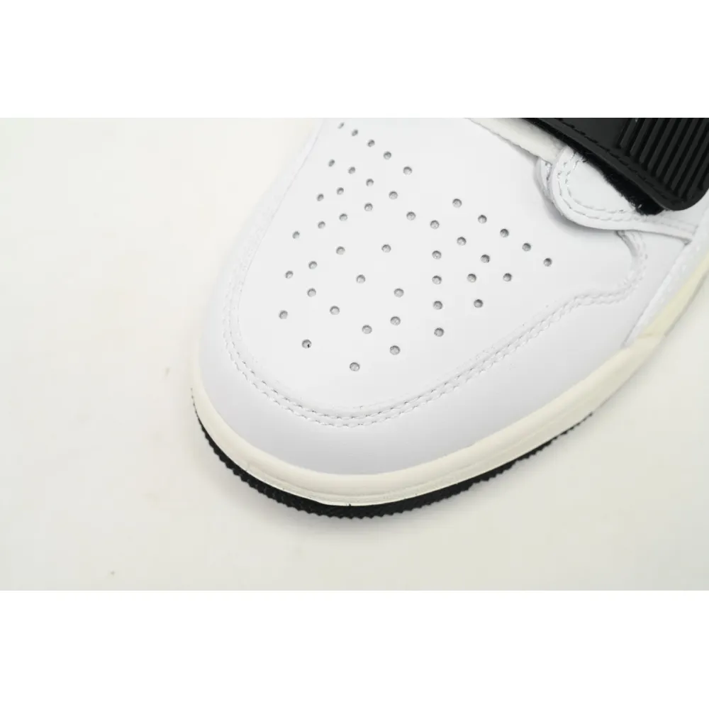 Pkgod Jordan Legacy 312 Low White Black Elephant Swoosh CD7069-110