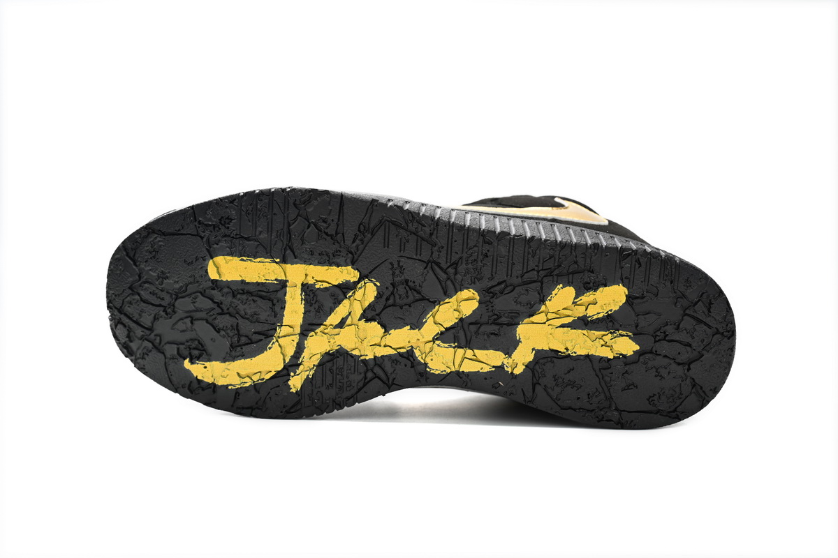    Travis Scott x Jordan Cut The Check Nice Kicks Black Gold FZ8117-911