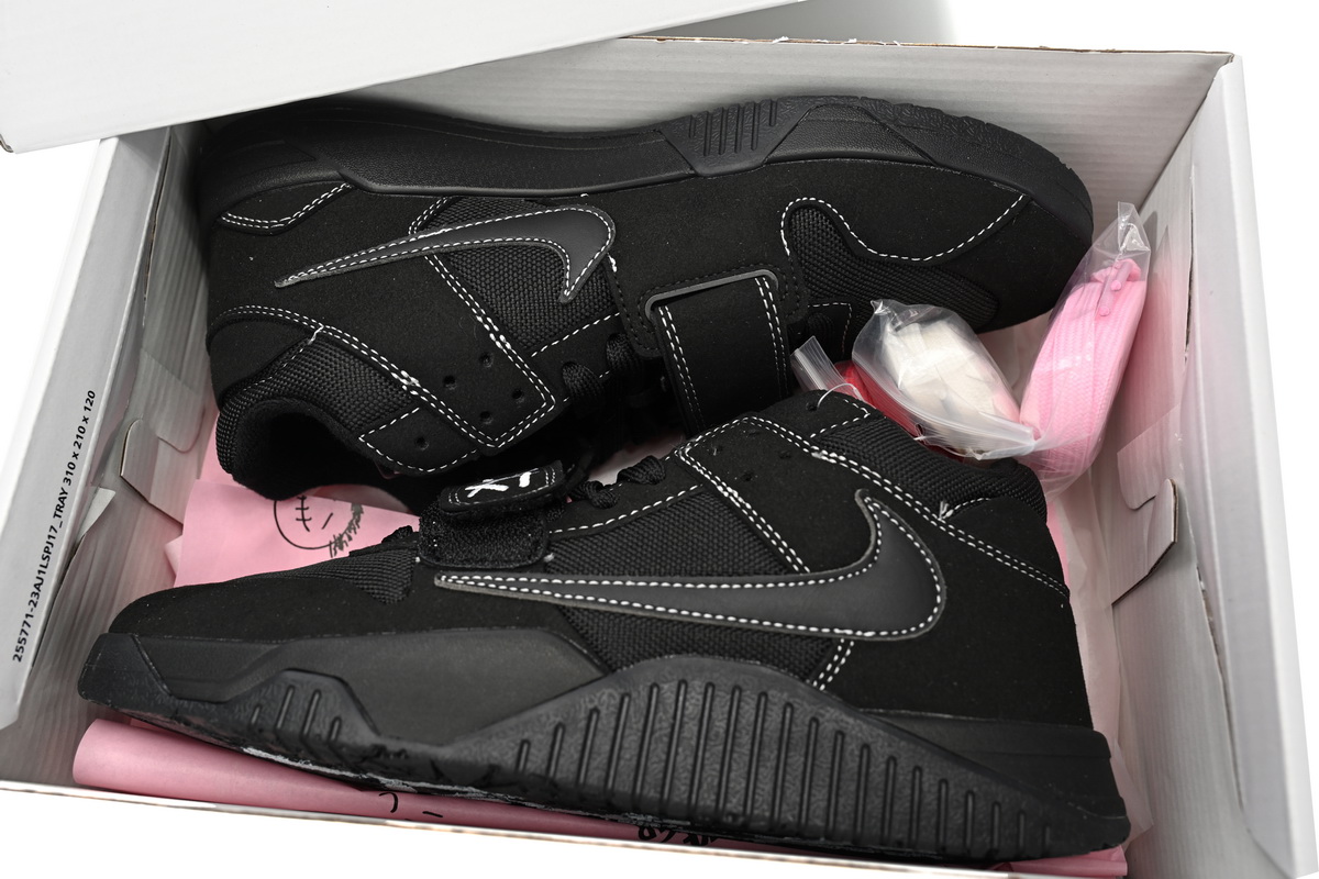   Travis Scott x Jordan Cut The Check Nice Kicks Black Knight FZ8117-010