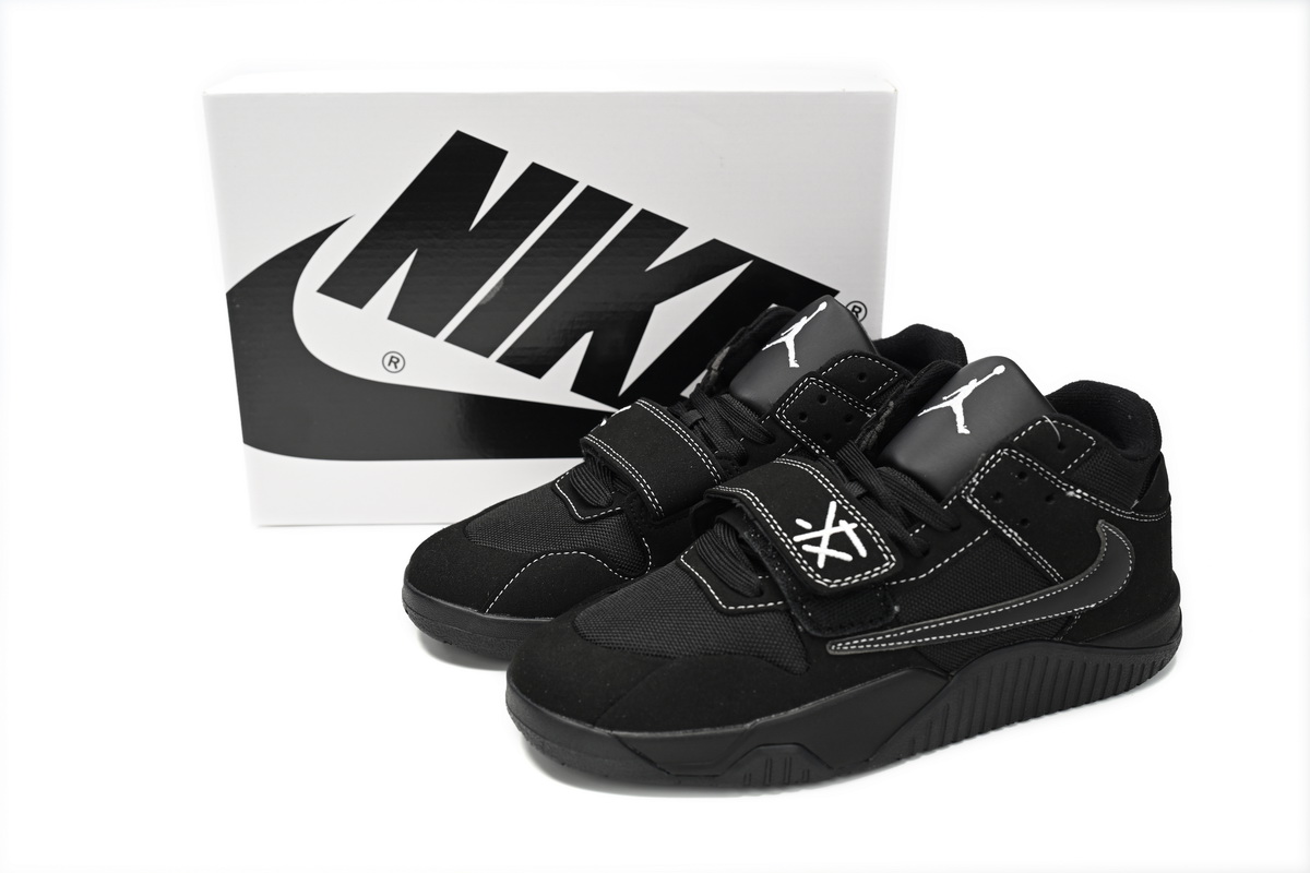    Travis Scott x Jordan Cut The Check Nice Kicks Black Knight FZ8117-010