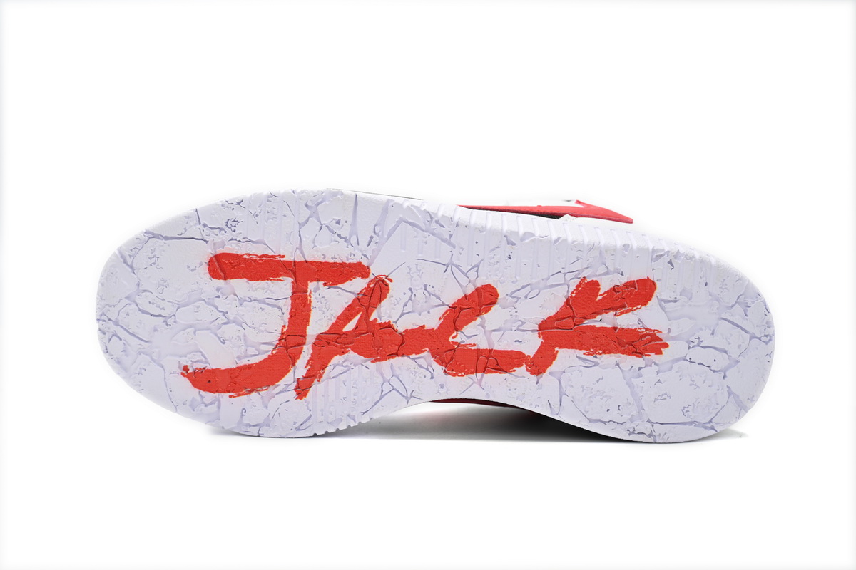    Travis Scott x Jordan Cut The Check Nice Kicks Black White Red FZ8117-407