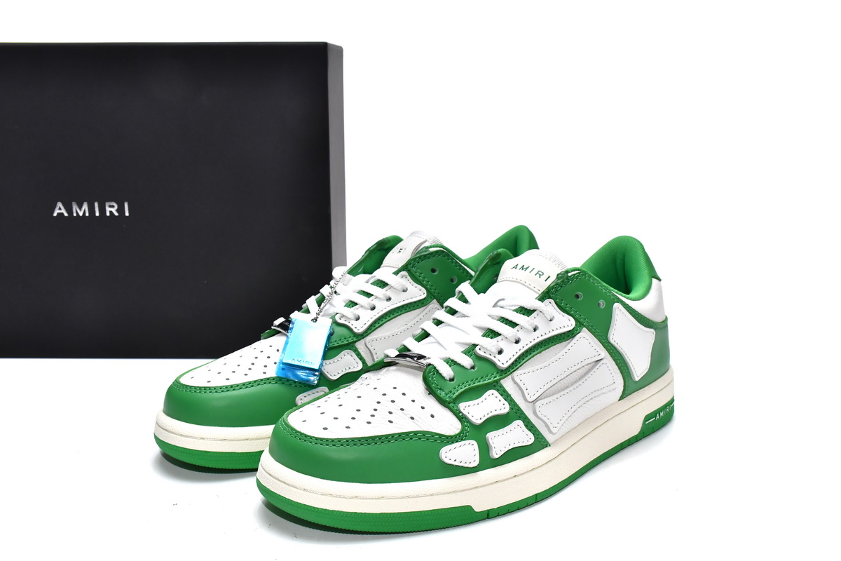     AMIRI Skel Panelled Top Low Green