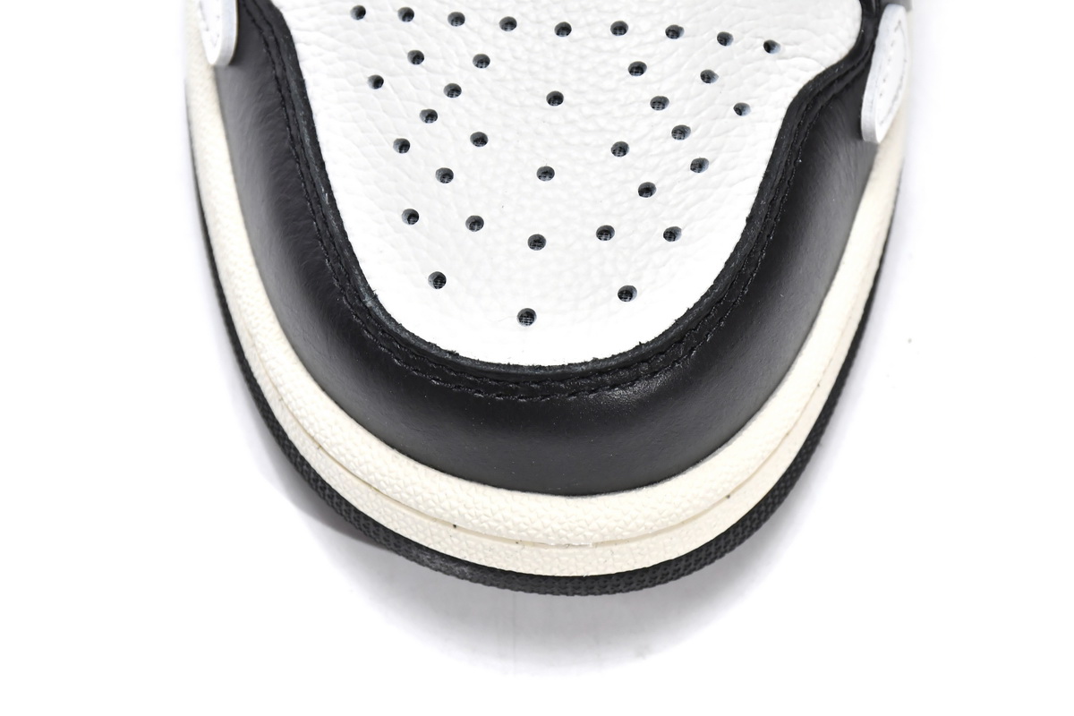     AMIRI Skel Top Low White Black