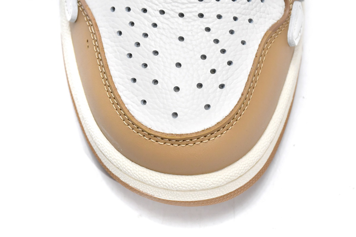     AMIRI Skel Top Low Whtie Brown