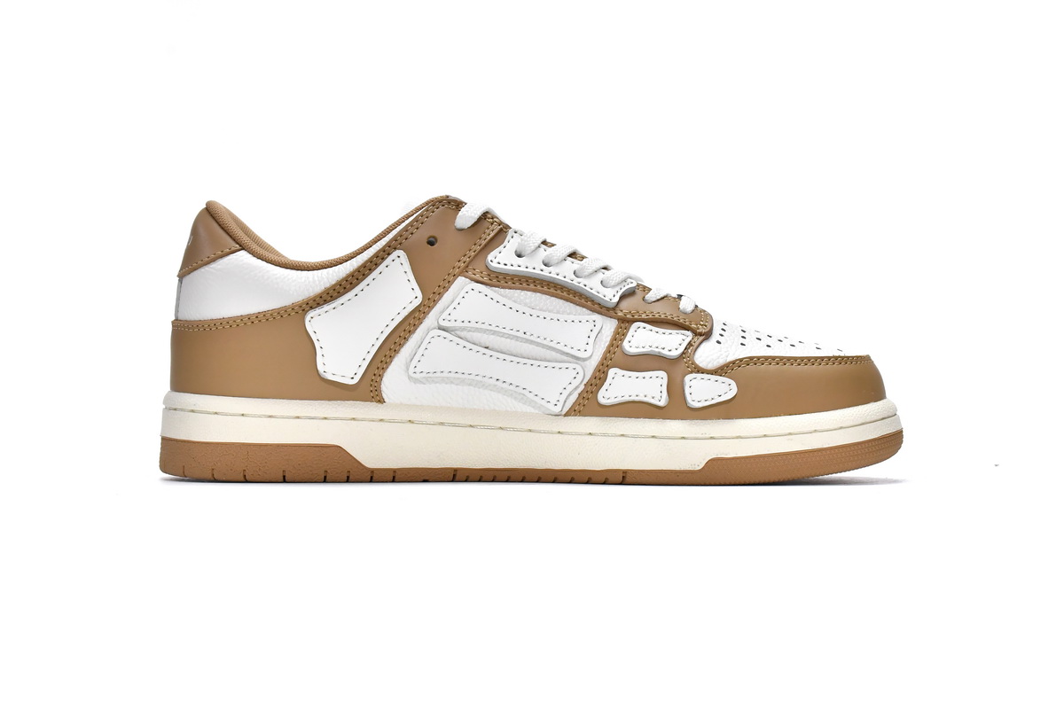     AMIRI Skel Top Low Whtie Brown