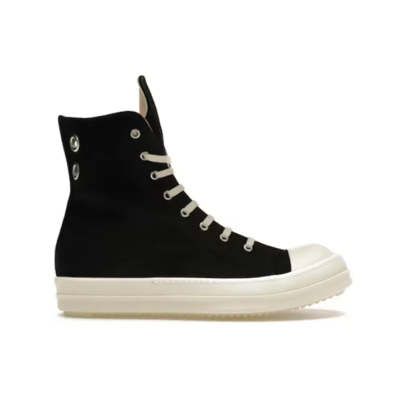 Rick Owens Drkshdw High Top Black Milk