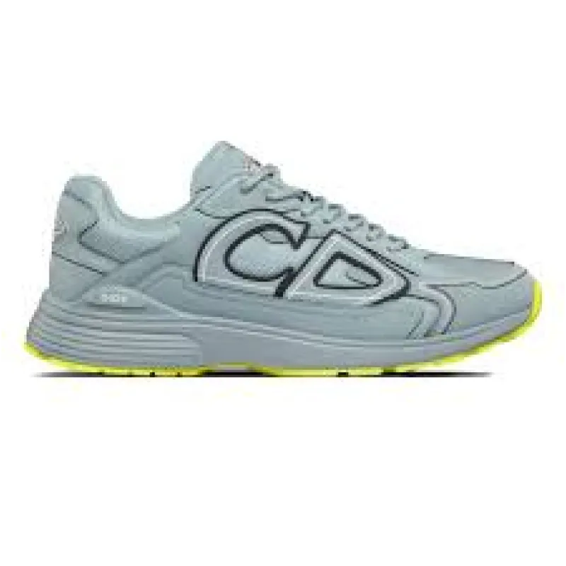 Dior Light Grey 'B30' Sneakers New Blue 3SN27ZIR-16536
