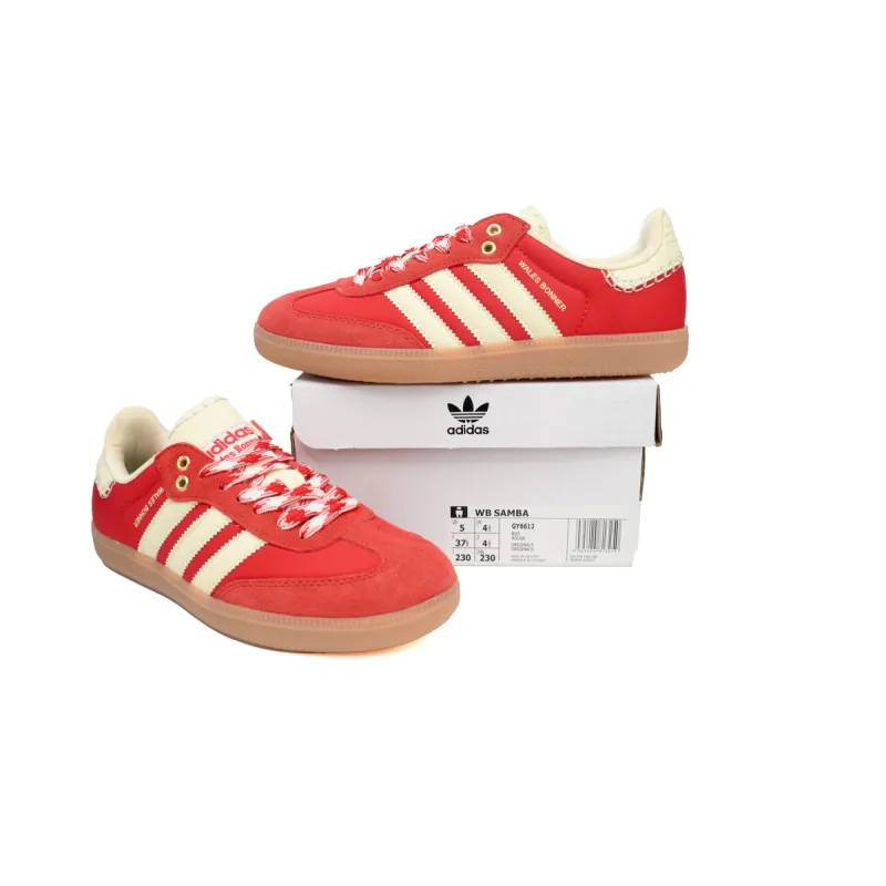 Pkgod adidas Samba Wales Bonner Red White GY6612