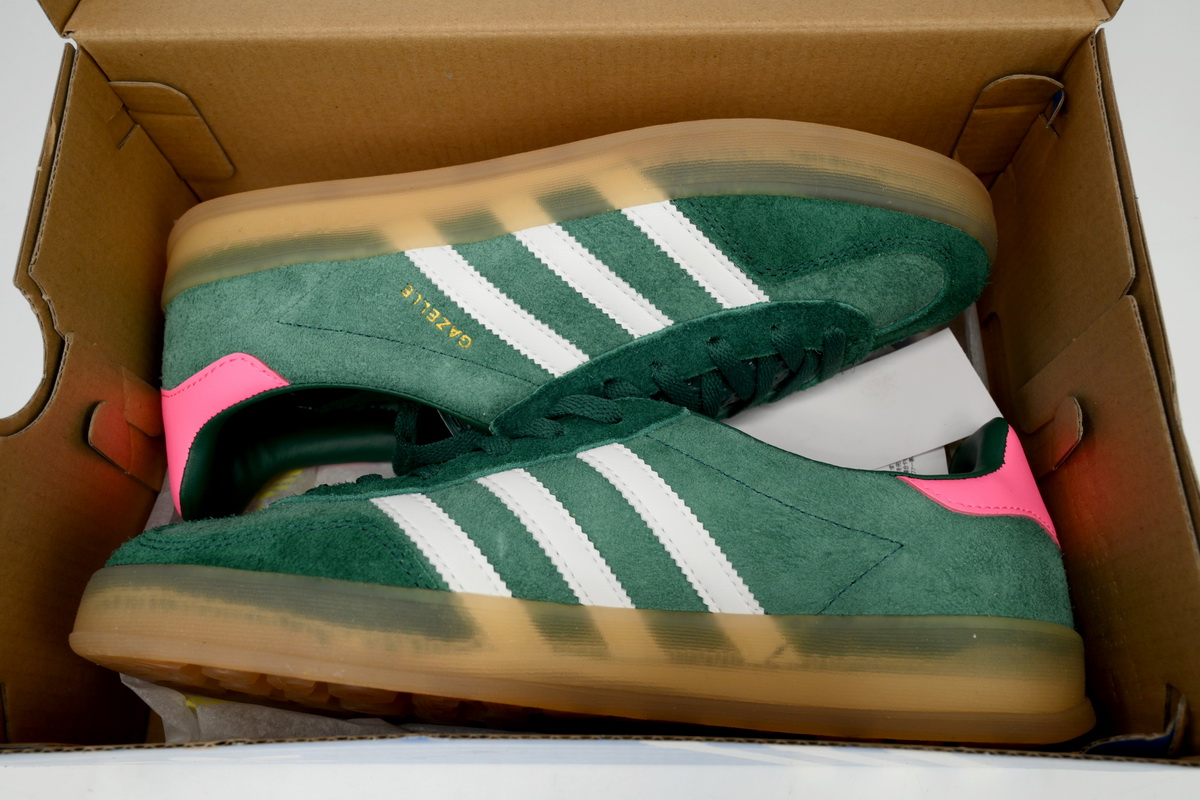 Pkgod adidas Gazelle Indoor Collegiate Green Lucid Pink IG5929