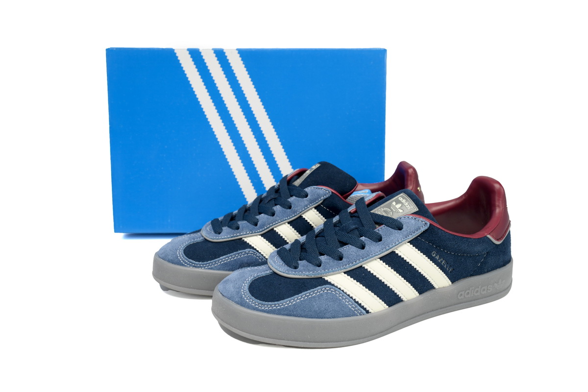Pkgod adidas Gazelle Indoor Crew Navy Burgundy ID1008