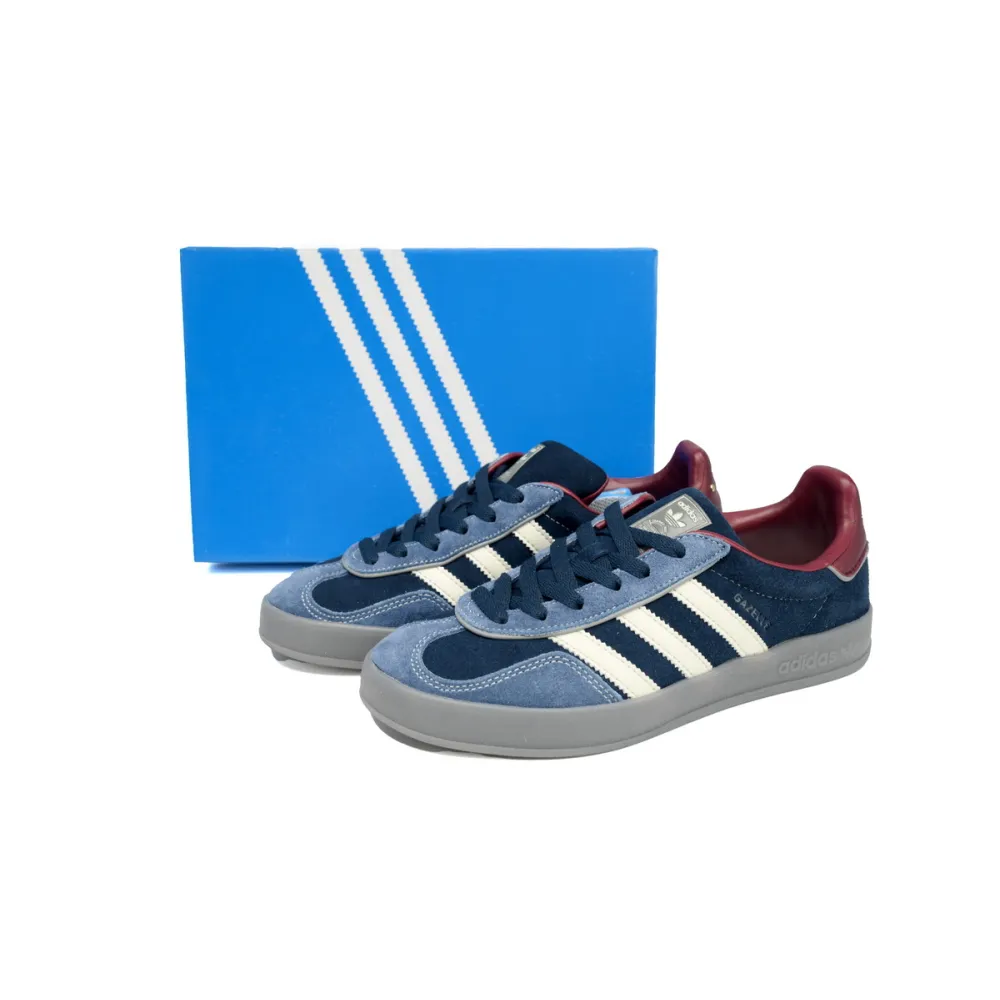 Pkgod adidas Gazelle Indoor Crew Navy Burgundy ID1008