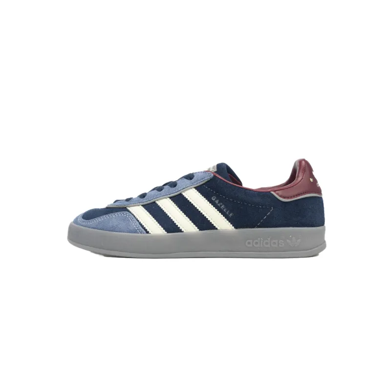 Pkgod adidas Gazelle Indoor Crew Navy Burgundy ID1008