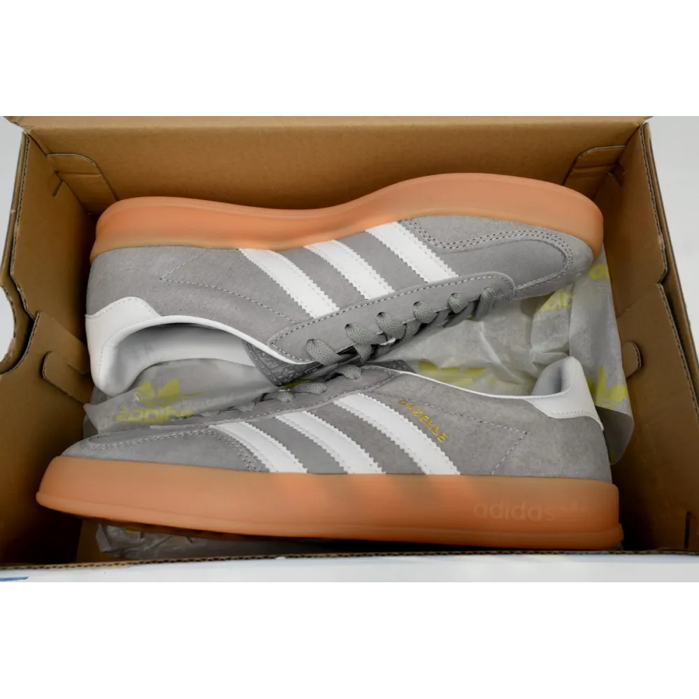 Pkgod adidas Gazelle Indoor Low Grey Three Gum ID0978