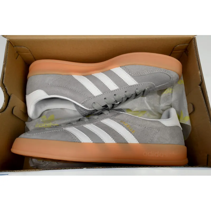 Pkgod adidas Gazelle Indoor Low Grey Three Gum ID0978