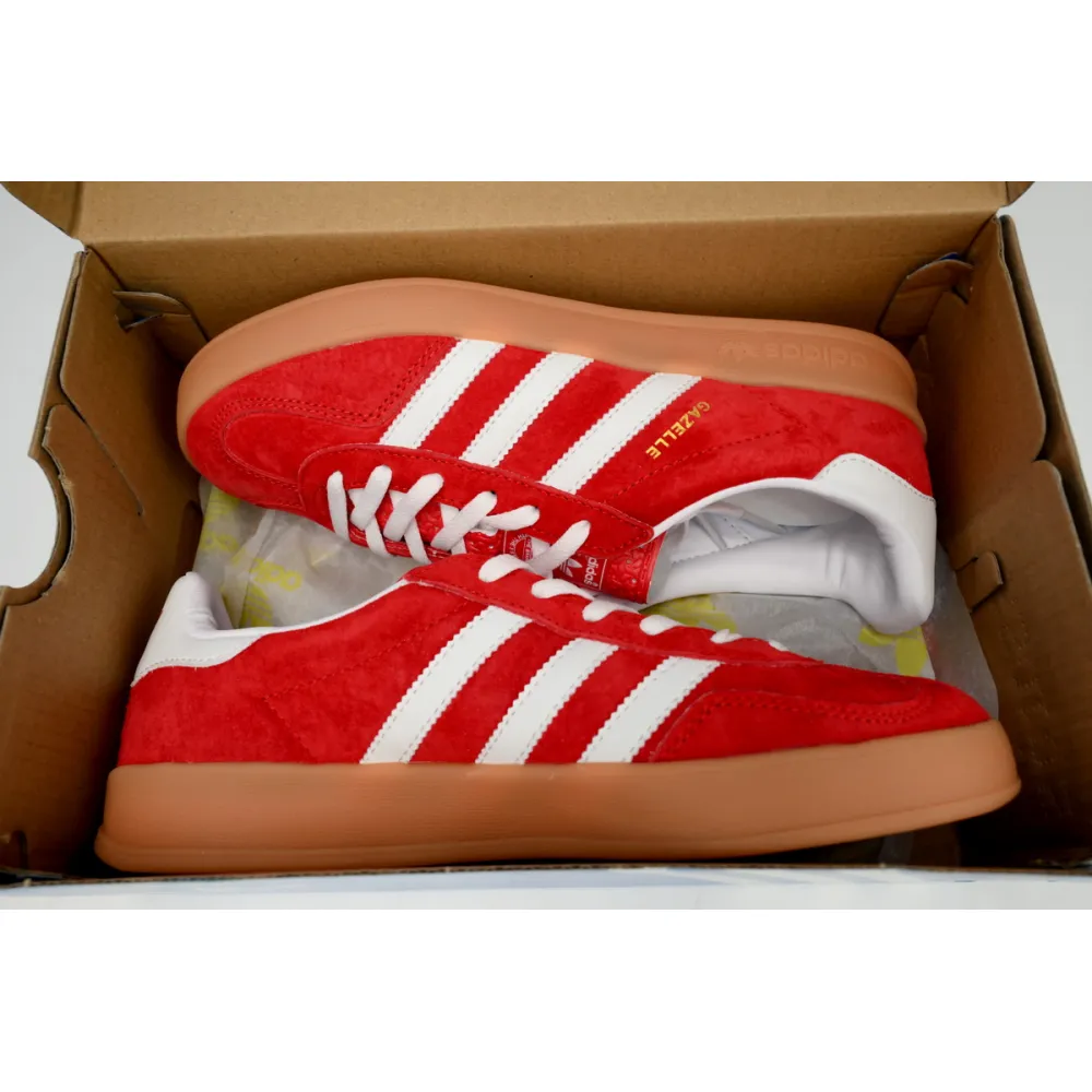 Pkgod adidas Gazelle Scarlet Cloud White H06261