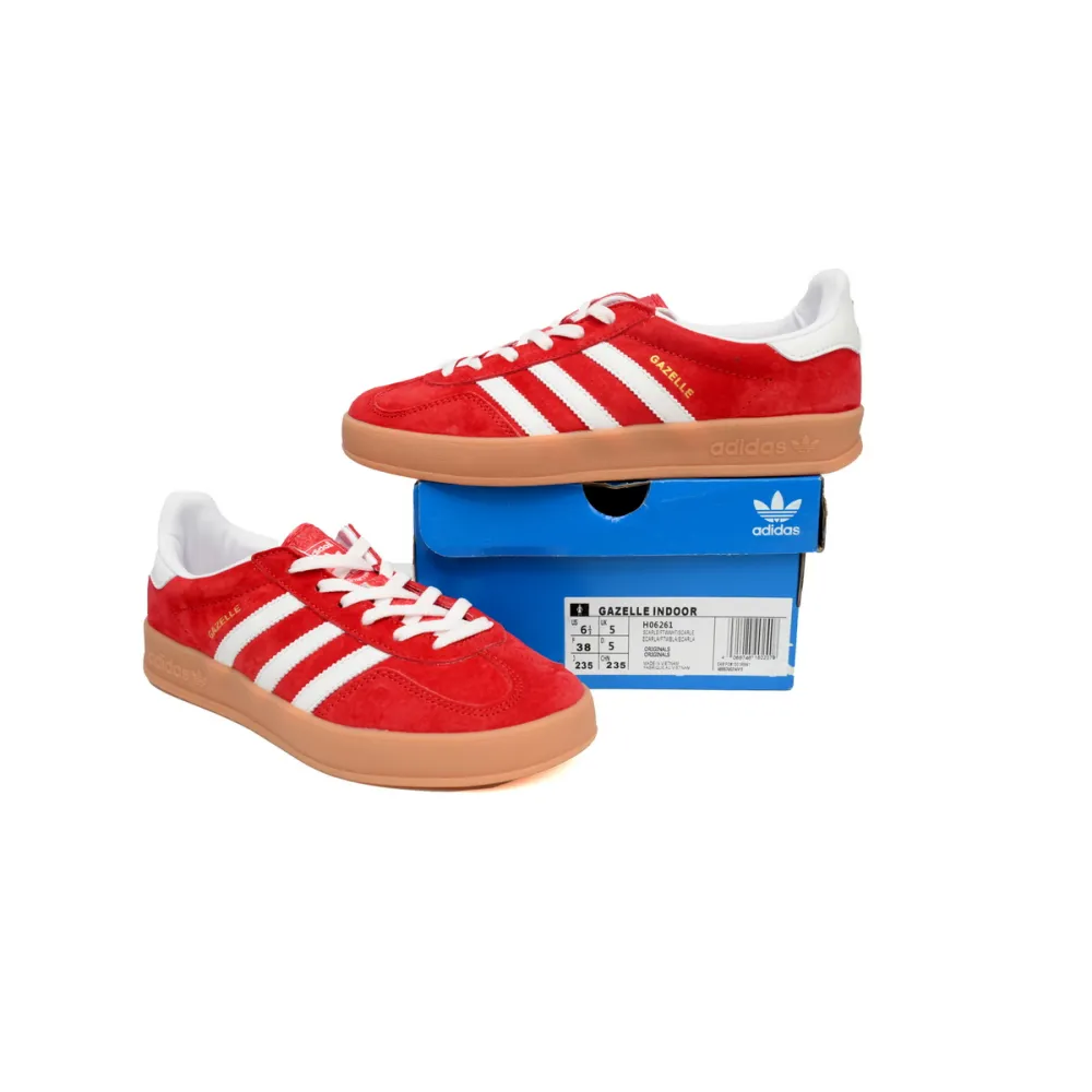 Pkgod adidas Gazelle Scarlet Cloud White H06261