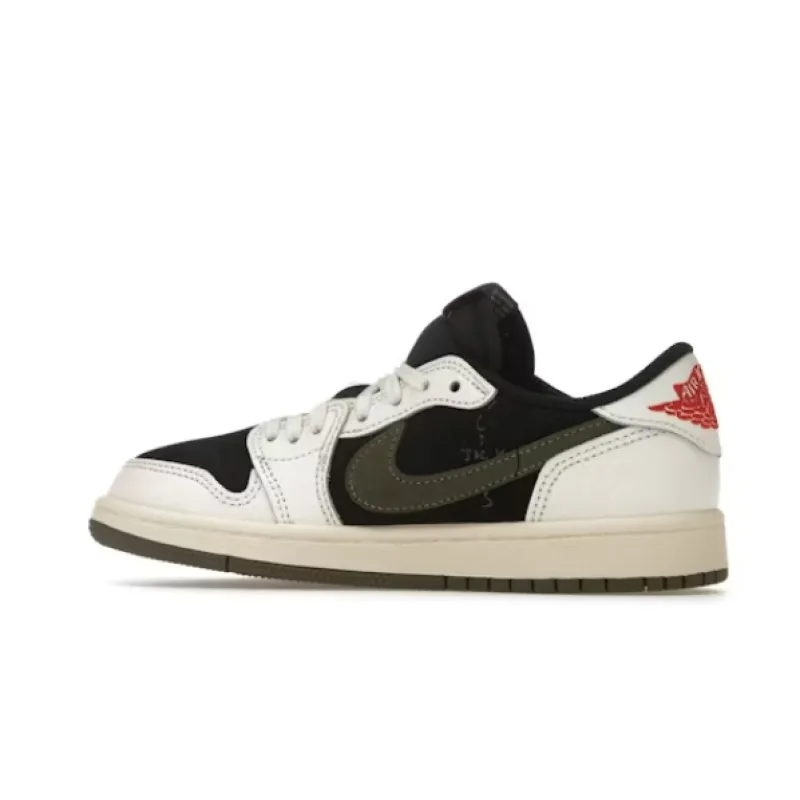 Jordan 1 Retro Low OG SP Travis Scott  Olive（Kids）