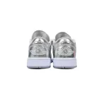 Pkgod  Air Jordan 1 Low WMNS Metallic Silver