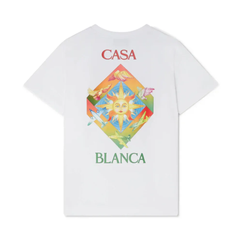 Top Quality Casablanca Les Elements T-shirt  White