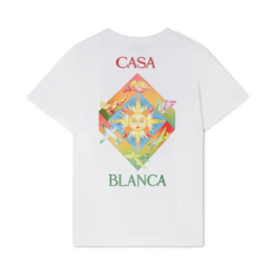 Top Quality Casablanca Les Elements T-shirt  White 01