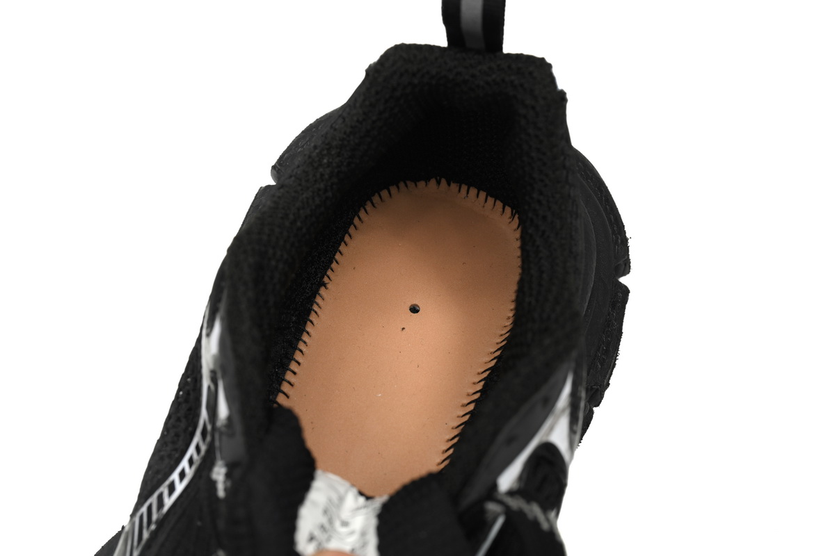    Balenciaga 3XL Lace-Up Sneakers Black And White 542228 W2RB8 1090 