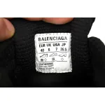 Balenciaga 3XL Lace-Up Sneakers Black And White 542228 W2RB8 1090 
