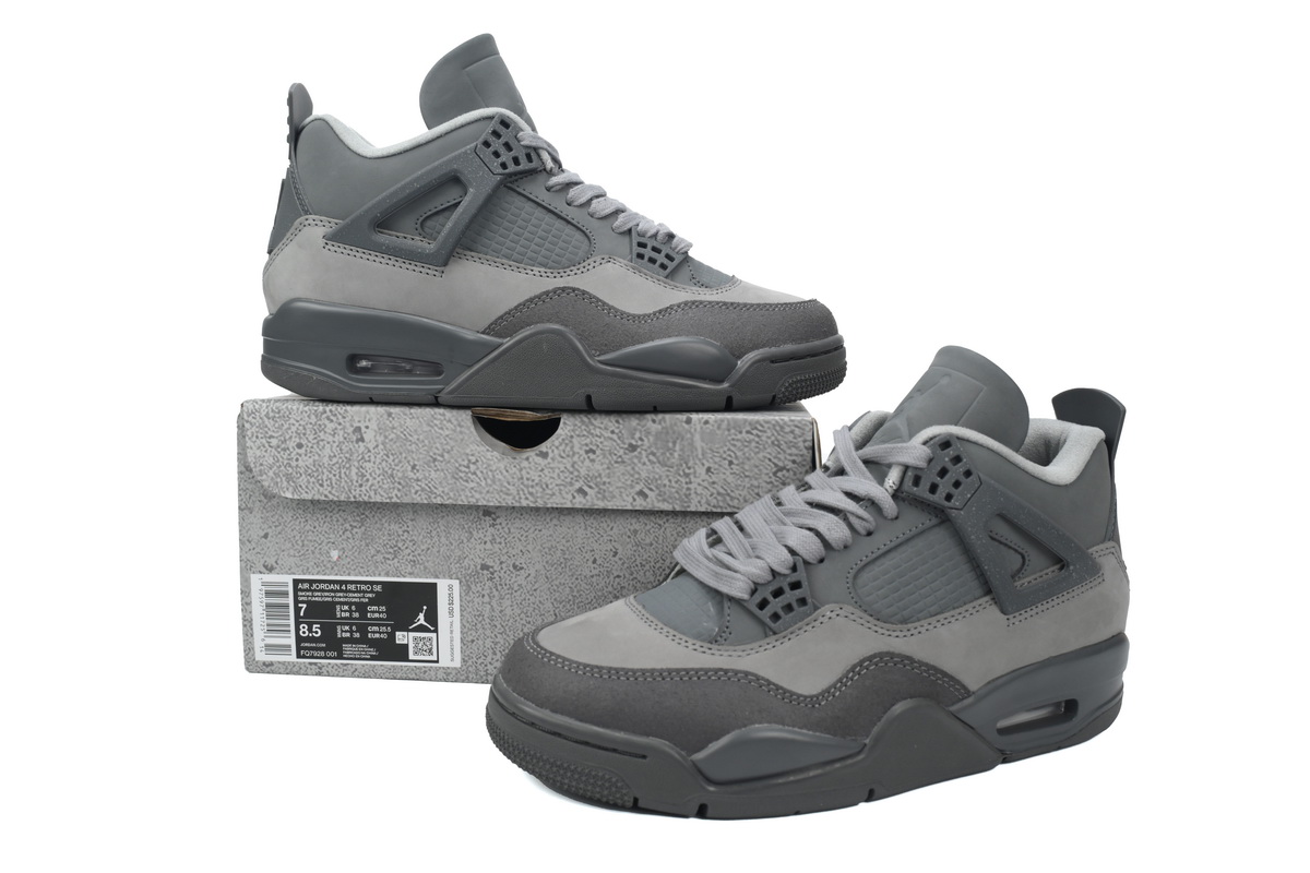     Air Jordan 4 Retro SE Paris Olympics Wet Cement FQ7928-001 
