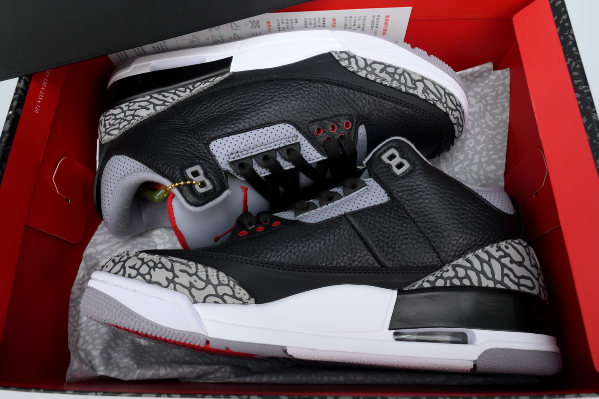   Pkgod A Ma Maniere x Air Jordan 3 Retro SP Black Cement 854262-001