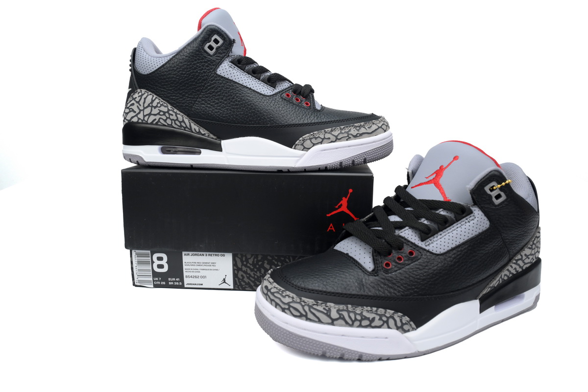    Pkgod A Ma Maniere x Air Jordan 3 Retro SP Black Cement 854262-001