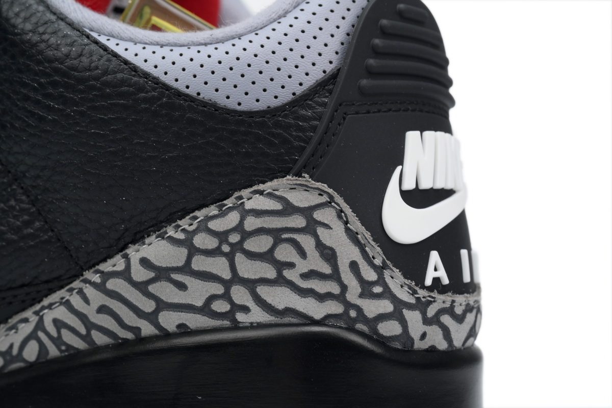   Pkgod A Ma Maniere x Air Jordan 3 Retro SP Black Cement 854262-001