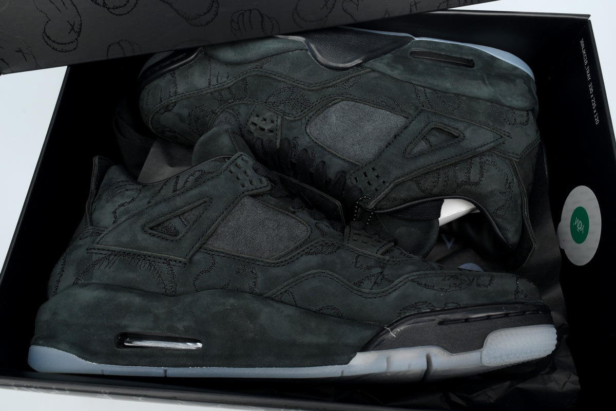     KAWS X Air Jordan 4 Retro Black 930155-001