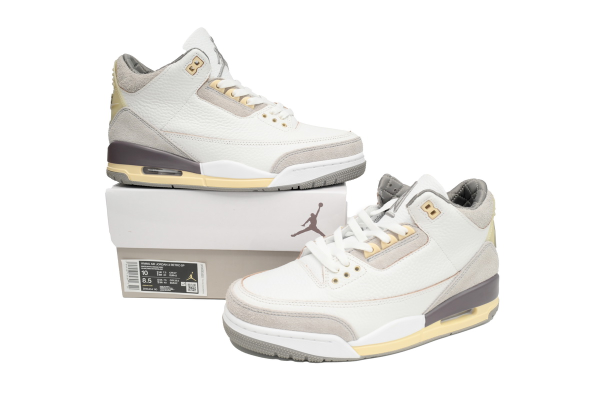    Pkgod A Ma Maniere x Air Jordan 3 Retro SP Medium Grey DH3434-110