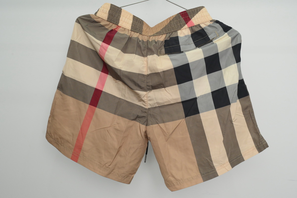 Top Quality Burberry Beach Shorts Brown/Blue 