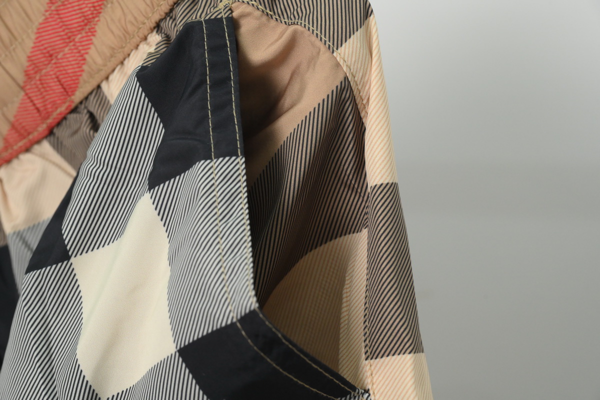 Top Quality Burberry Beach Shorts Brown/Blue 