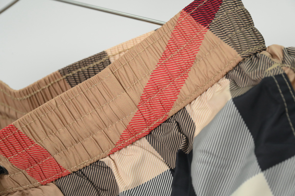 Top Quality Burberry Beach Shorts Brown/Blue 