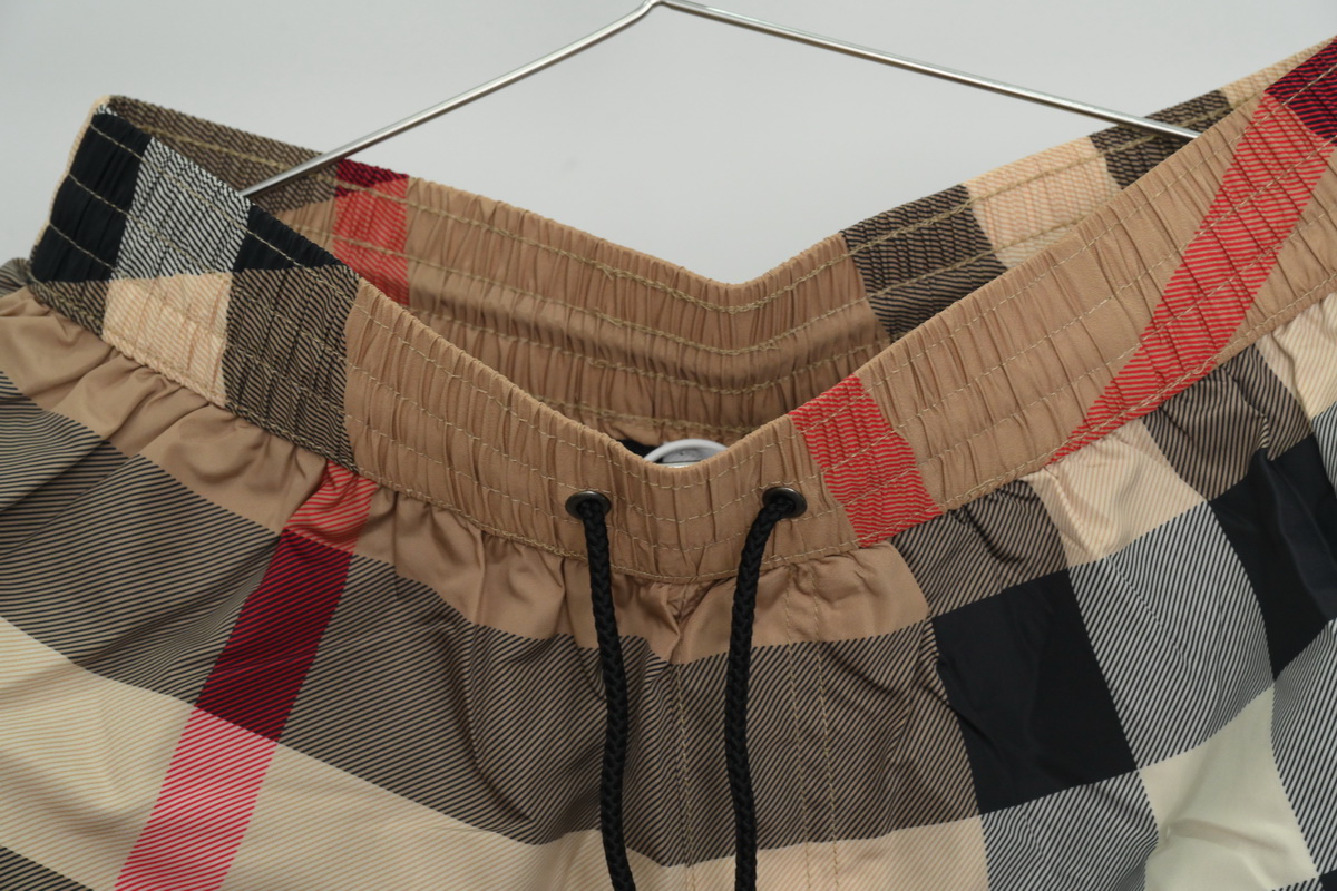 Top Quality Burberry Beach Shorts Brown/Blue 