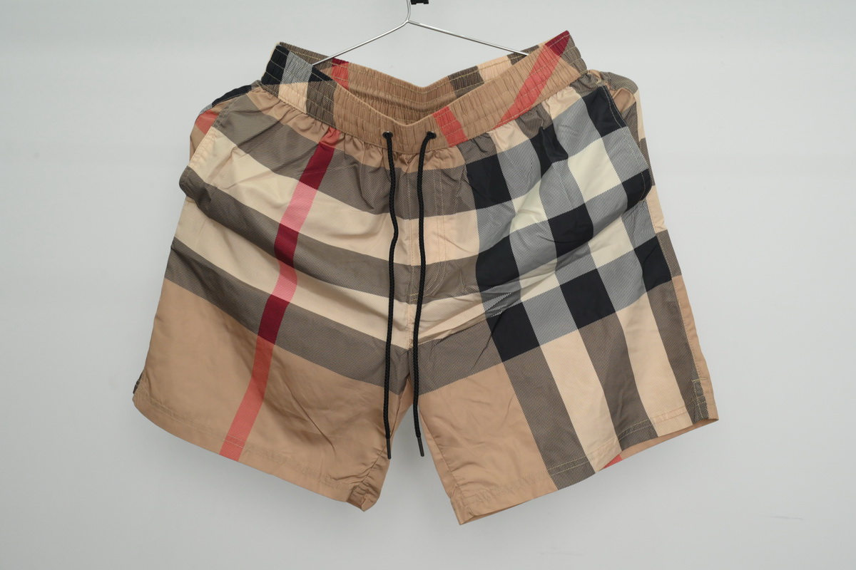 Top Quality Burberry Beach Shorts Brown/Blue 