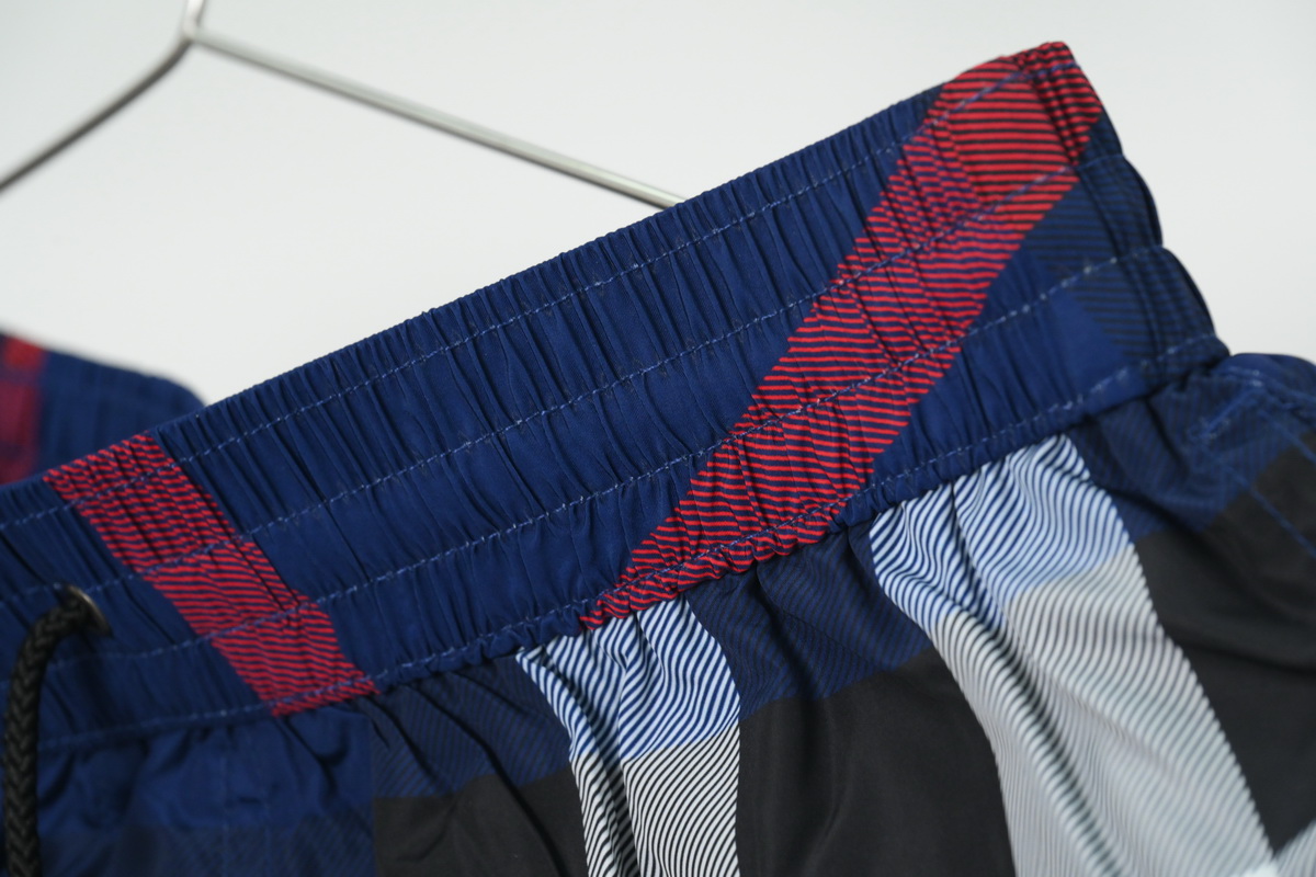 Top Quality Burberry Beach Shorts Brown/Blue 